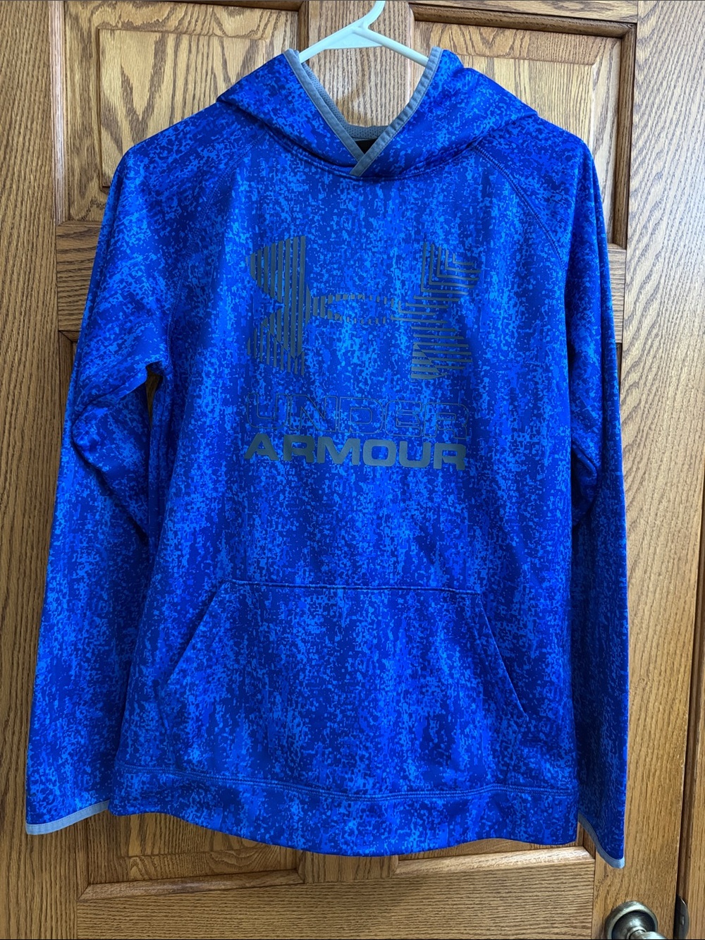 Under Armour Royal Blue Marbled Pullover Hoodie